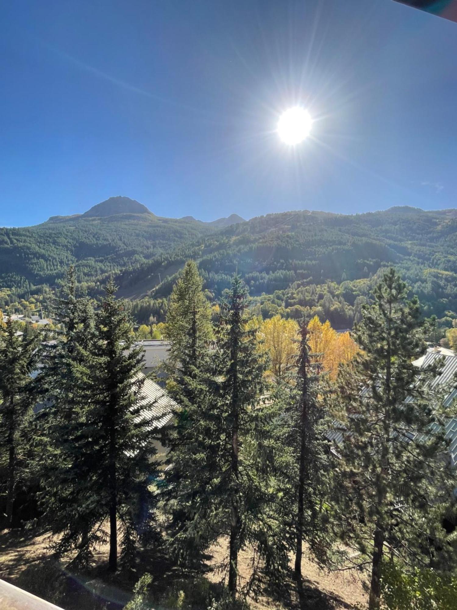 Serre Chevalier Studio 30 M2 Coin Montagne A 8 Minutes Des Pistes Saint-Chaffrey Luaran gambar