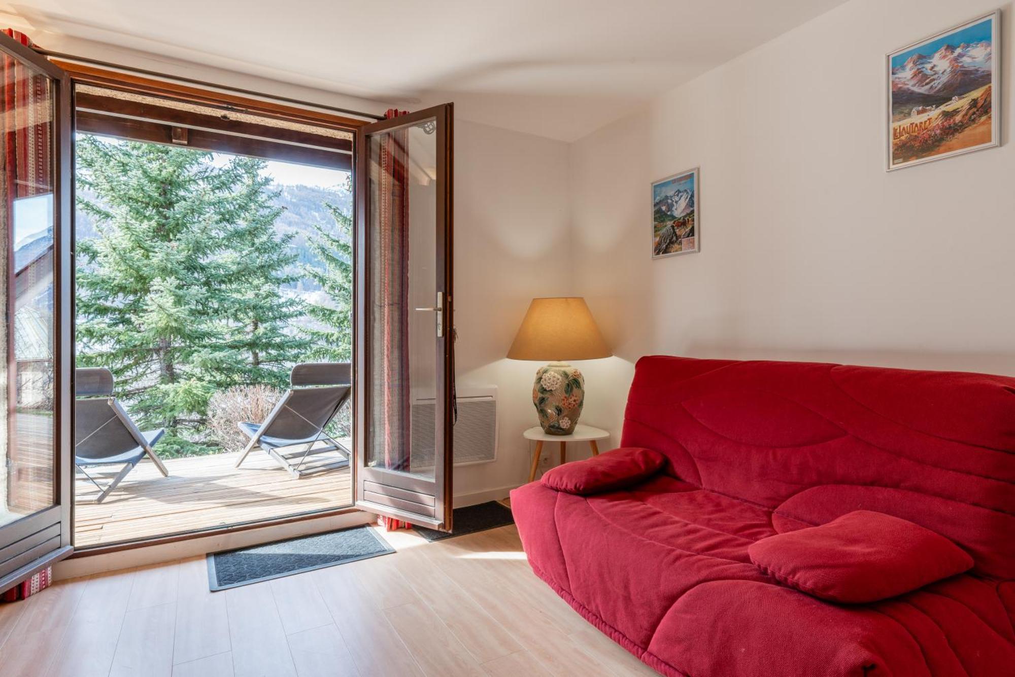 Serre Chevalier Studio 30 M2 Coin Montagne A 8 Minutes Des Pistes Saint-Chaffrey Luaran gambar