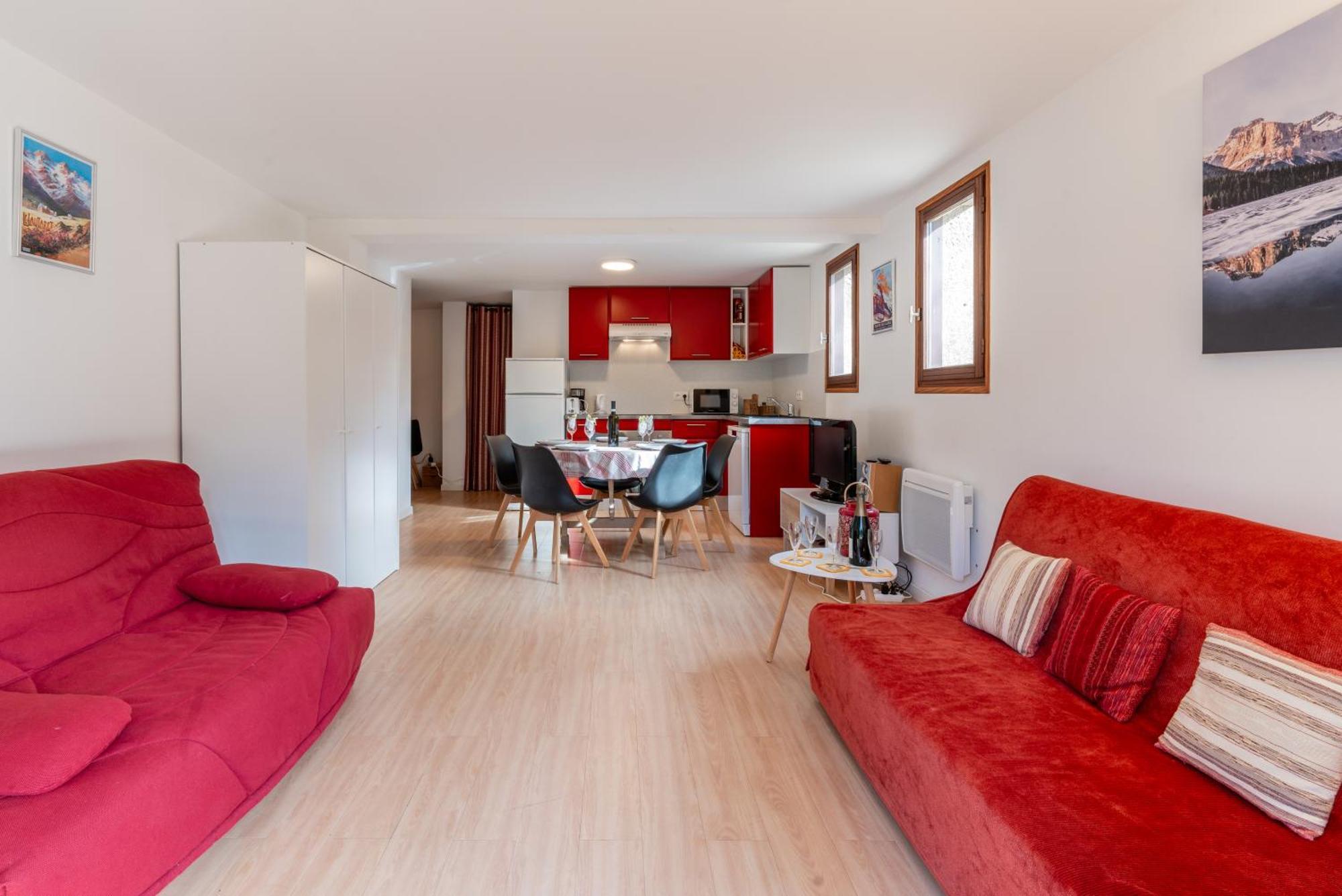 Serre Chevalier Studio 30 M2 Coin Montagne A 8 Minutes Des Pistes Saint-Chaffrey Luaran gambar