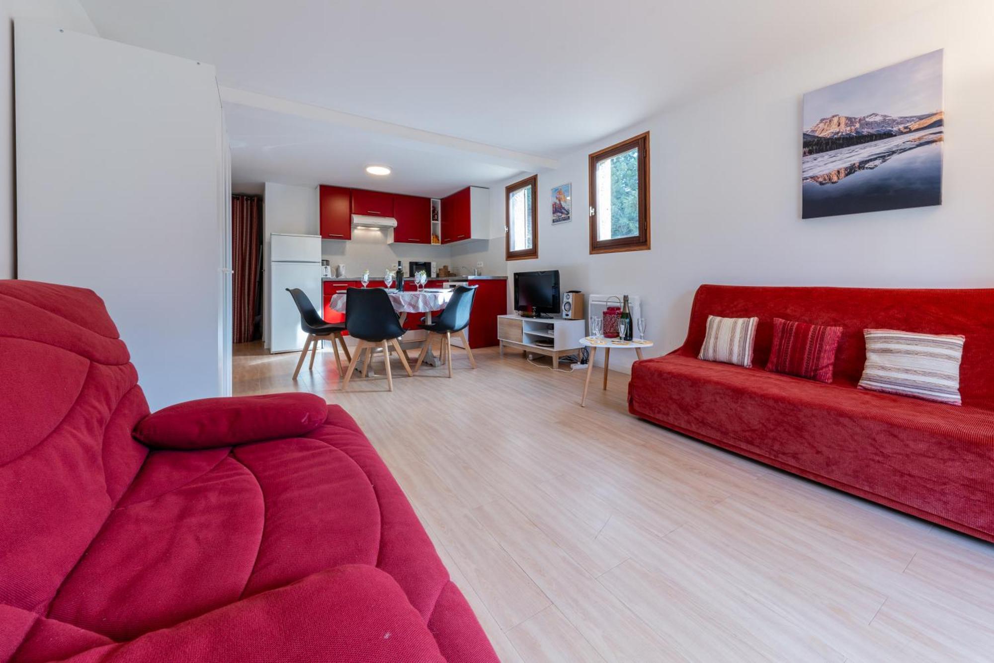 Serre Chevalier Studio 30 M2 Coin Montagne A 8 Minutes Des Pistes Saint-Chaffrey Luaran gambar