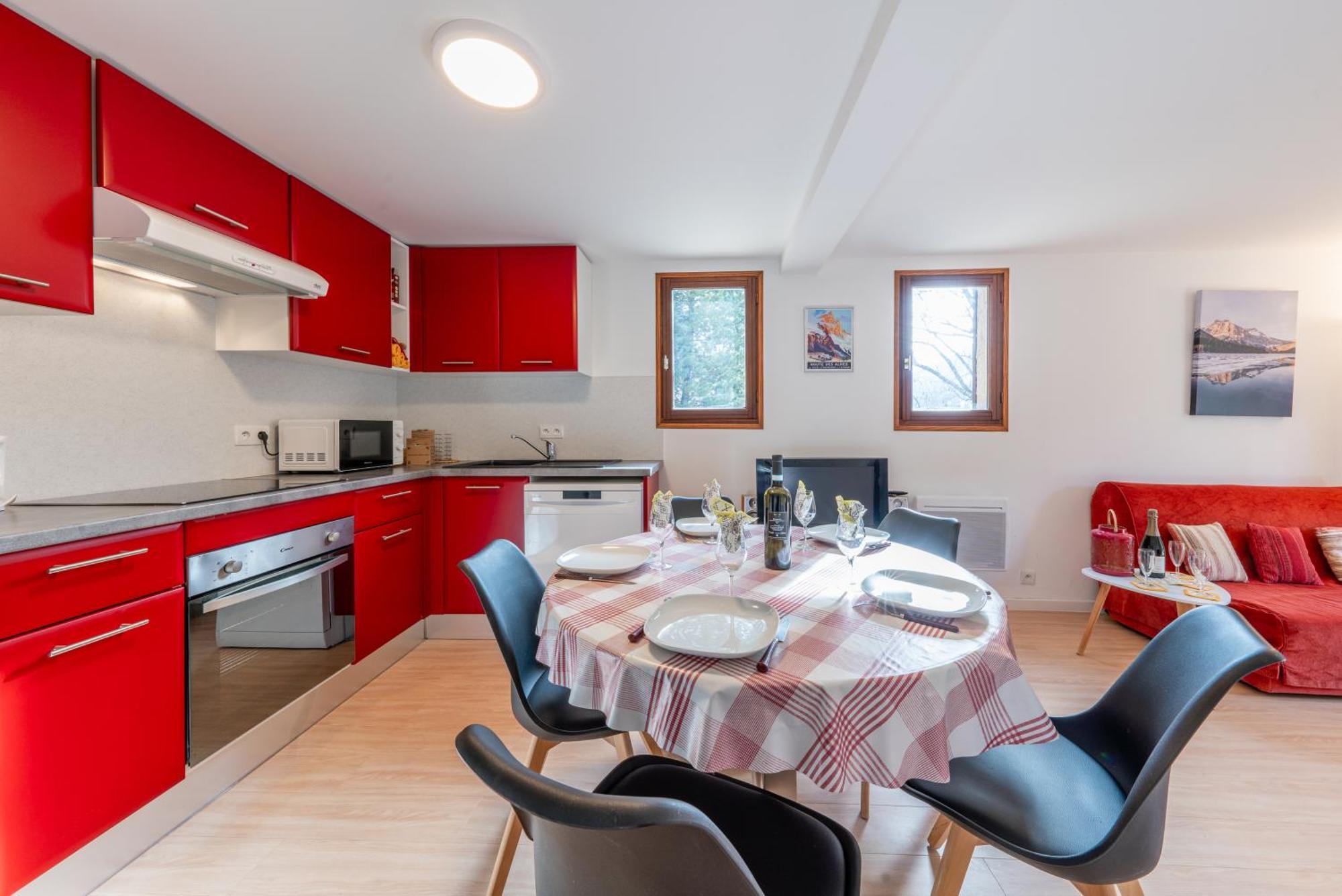 Serre Chevalier Studio 30 M2 Coin Montagne A 8 Minutes Des Pistes Saint-Chaffrey Luaran gambar
