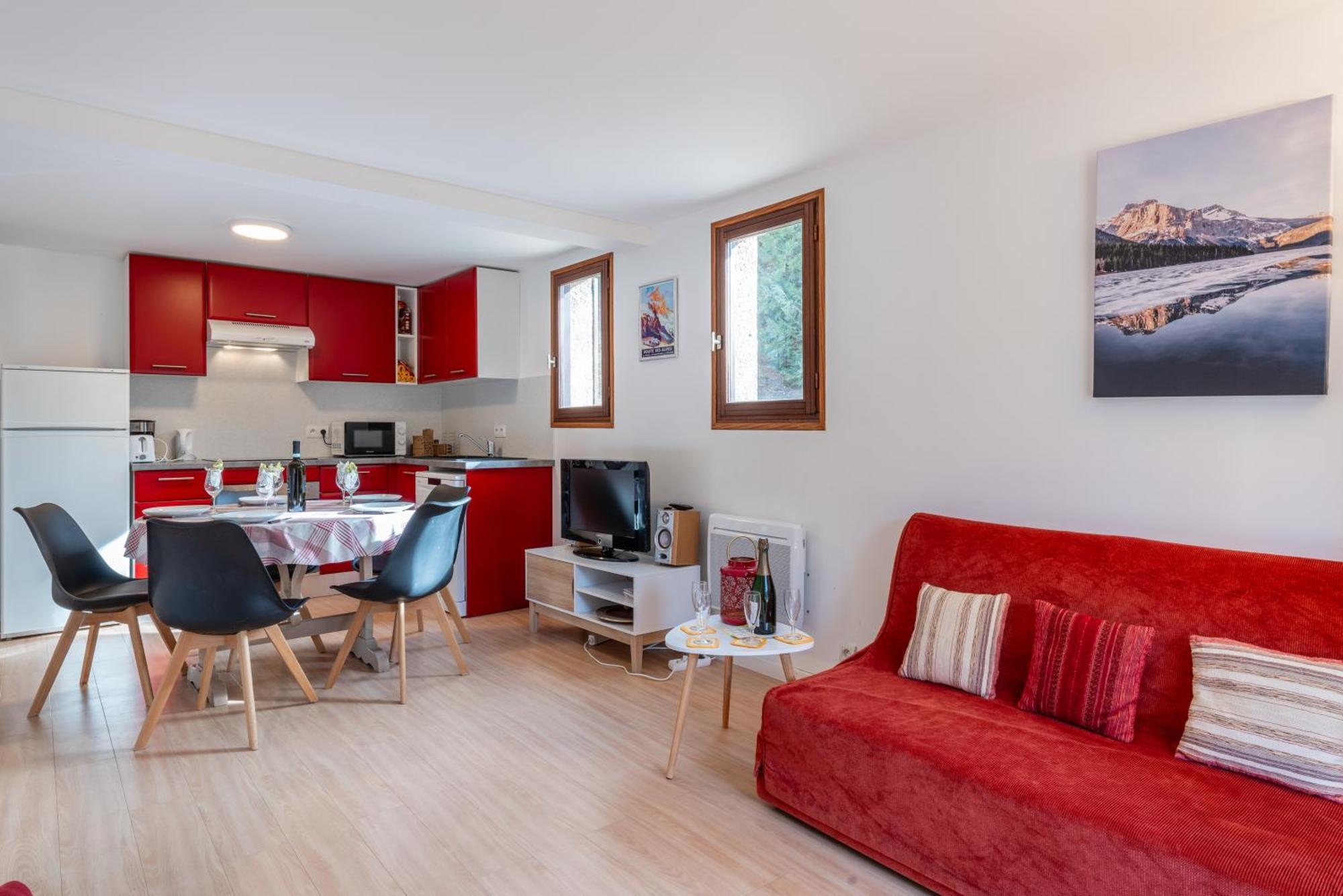 Serre Chevalier Studio 30 M2 Coin Montagne A 8 Minutes Des Pistes Saint-Chaffrey Luaran gambar